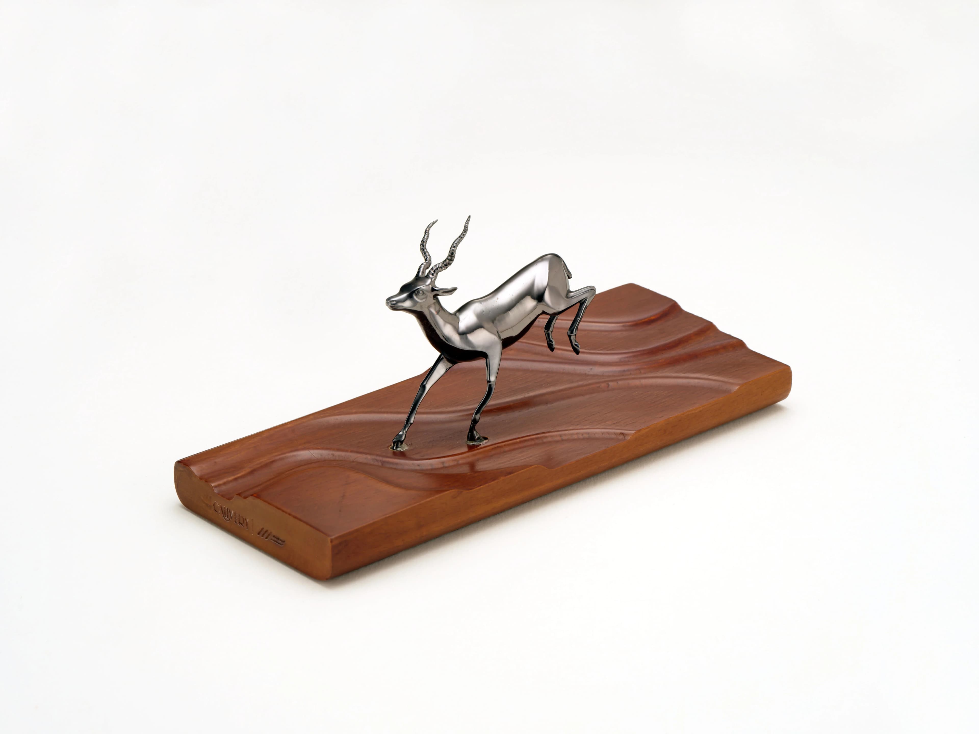 Chrome Deer Desk Ornament