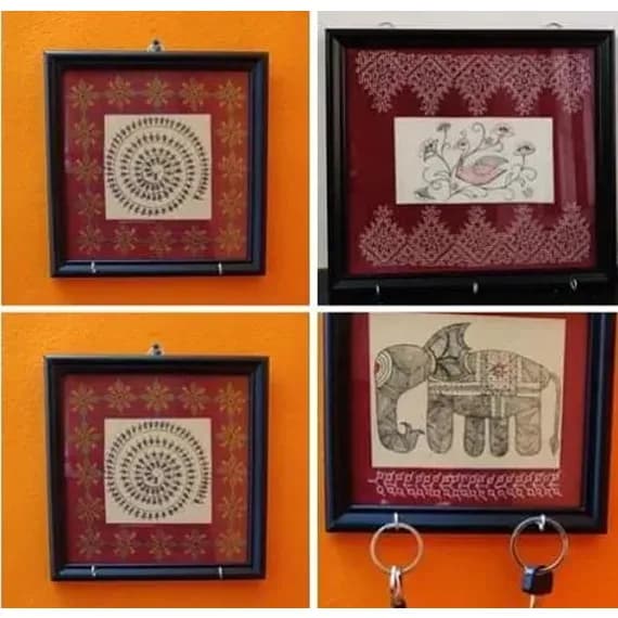Kasuti Framed Home Décor Set